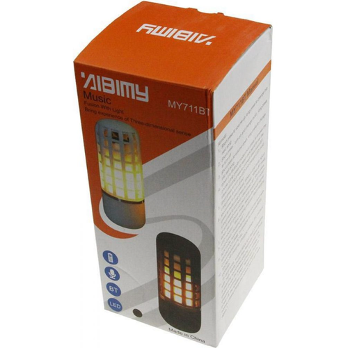 Колонка+Bluetooth+SD+радио+светомузыка 3 режима+аккумулятор AIBIMY MY-711BT
