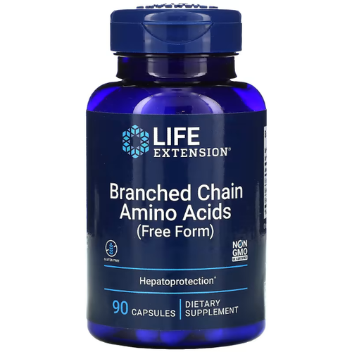 Life Extension, Branched Chain Amino Acids, 90 Capsules