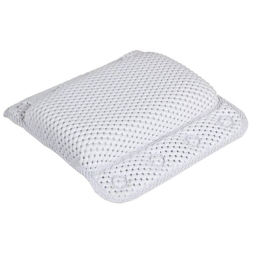 Подушка водостойкая для ванны на присосках VETTA ПВХ 29х31х5см белая 954₽