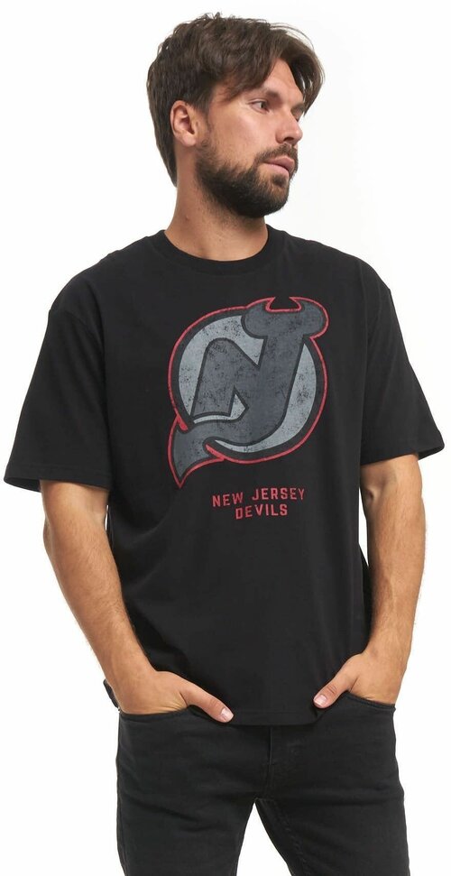 Футболка NHL New Jersey Devils №13, Нью-Джерси Девилз, OVERSIZE (L), Atributika&Club, 310340