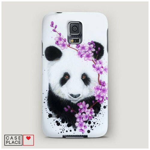 фото Чехол пластиковый samsung galaxy s5 панда и сакура case place