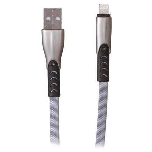 Аксессуар WIIIX USB - Lightning 1m Grey CB740-U8-2A-CU-10GY кабель wiiix usb lightning cb730 u8 2a cu 10 1 м медный серый