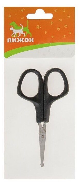 Ножницы для стрижки морды, 10 Х 5 см, микс - фотография № 7