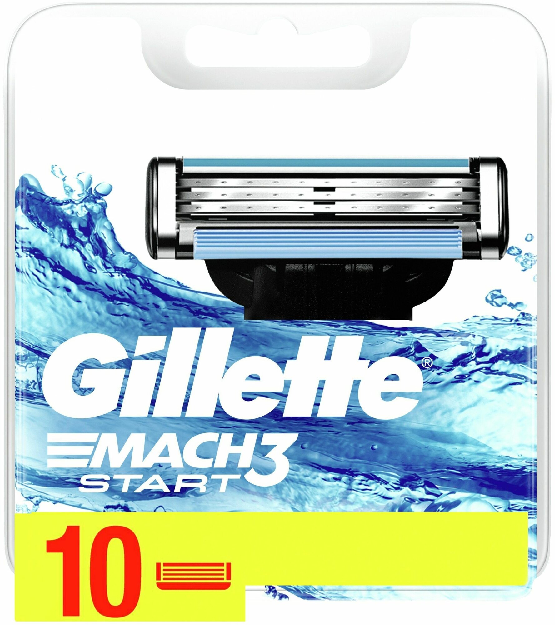 Сменные кассеты Gillette Mach3 Start 10 шт.