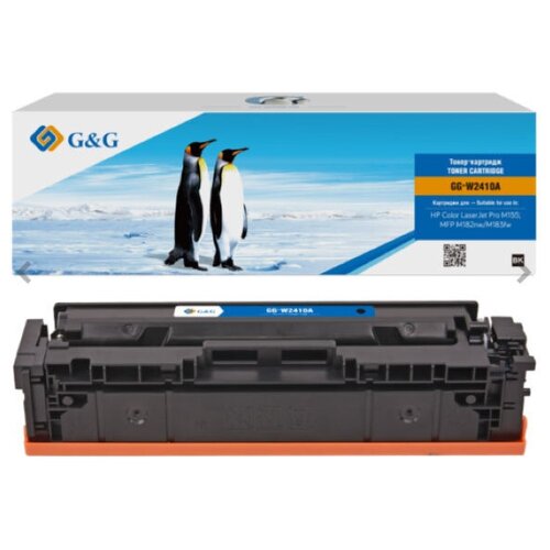 Тонер-картридж G&G GG-W2410A для Color LaserJet Pro M155, MFP M182nw/M183fw 1050стр Черный