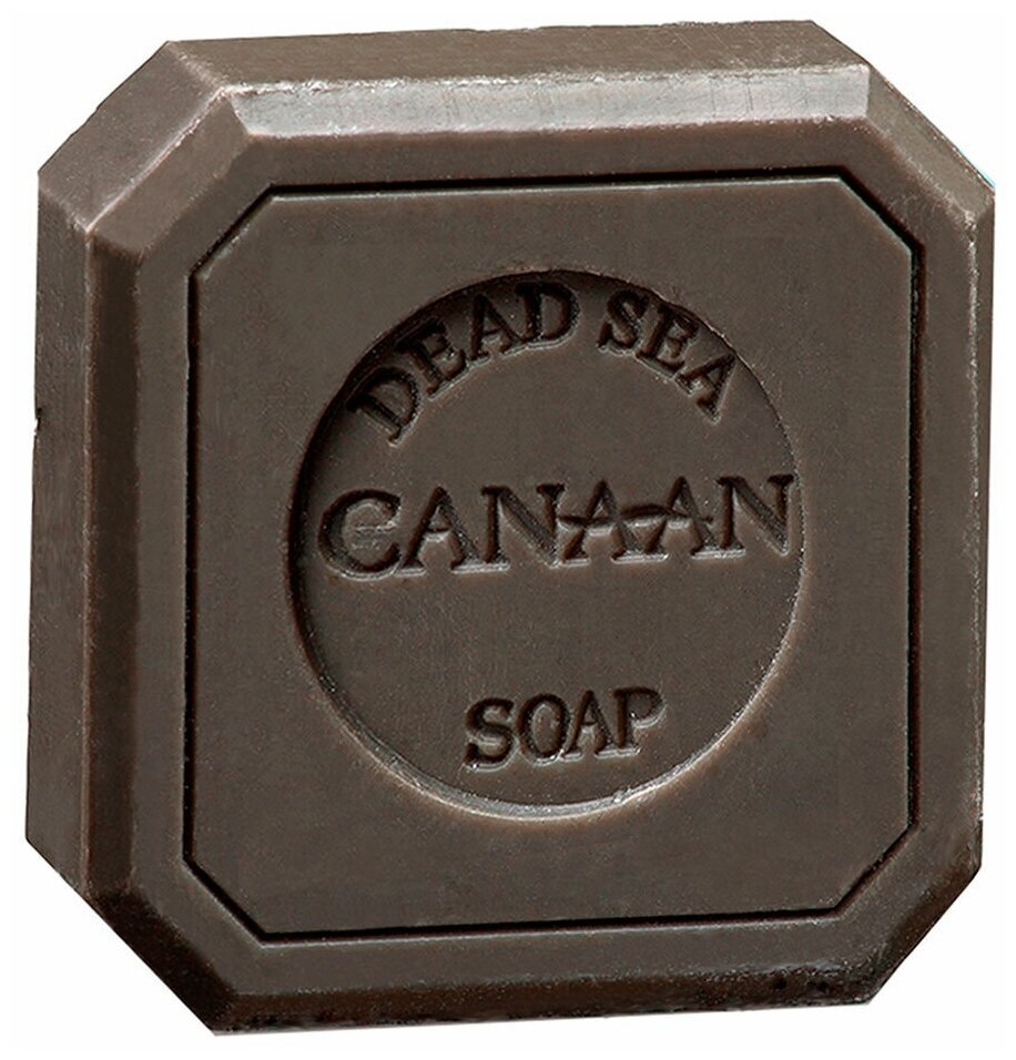 Мыло Canaan Омолаживающее очищающее грязевое минеральное мыло Мертвого моря с экстрактом водорослей, 100 гр, Canaan