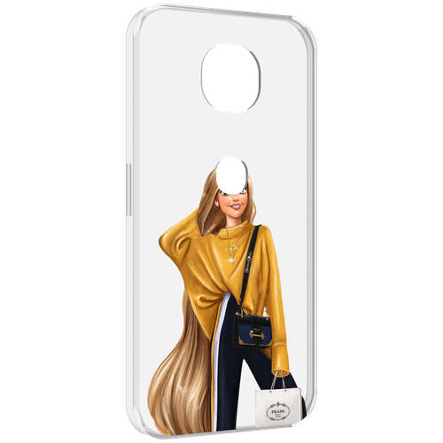 Чехол MyPads модная-рапунсель женский для Motorola Moto G5S (XT1799-2) задняя-панель-накладка-бампер