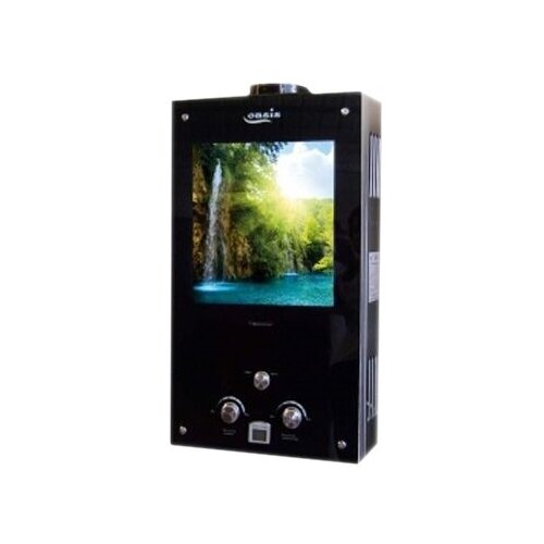 Проточный газовый водонагреватель Oasis Glass 20VG рисунок 973800₽