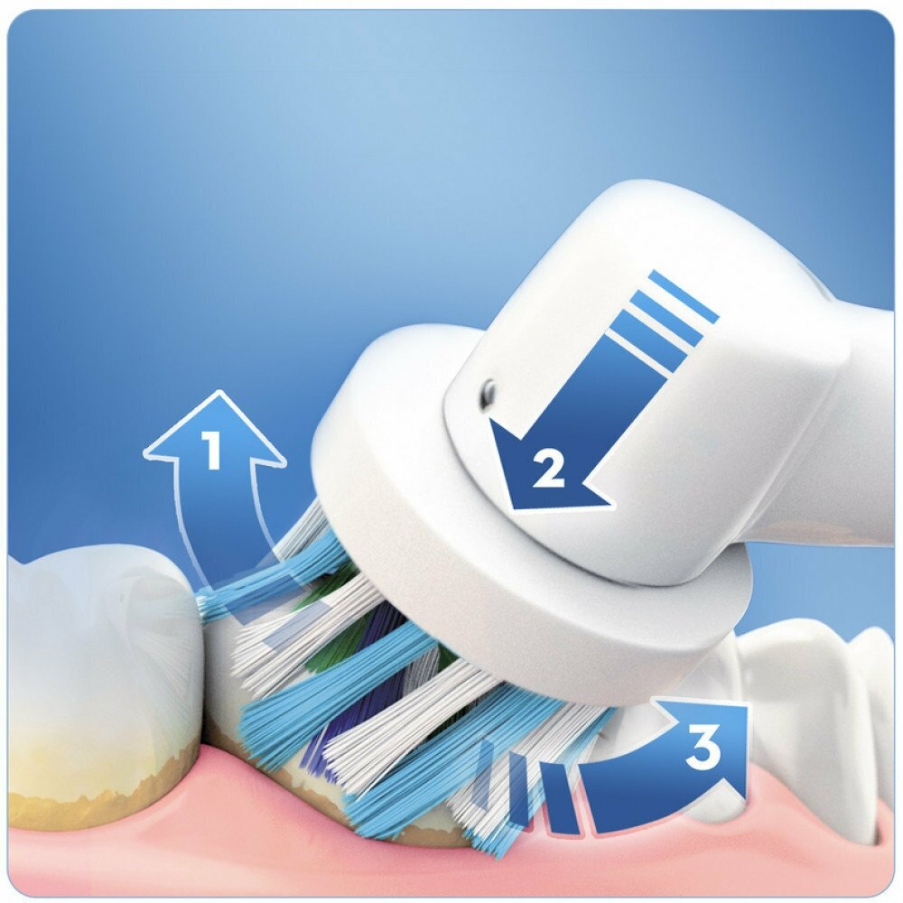 Электрическая зубная щетка Oral-B Smart 6 6000N, бело-голубой - фотография № 10