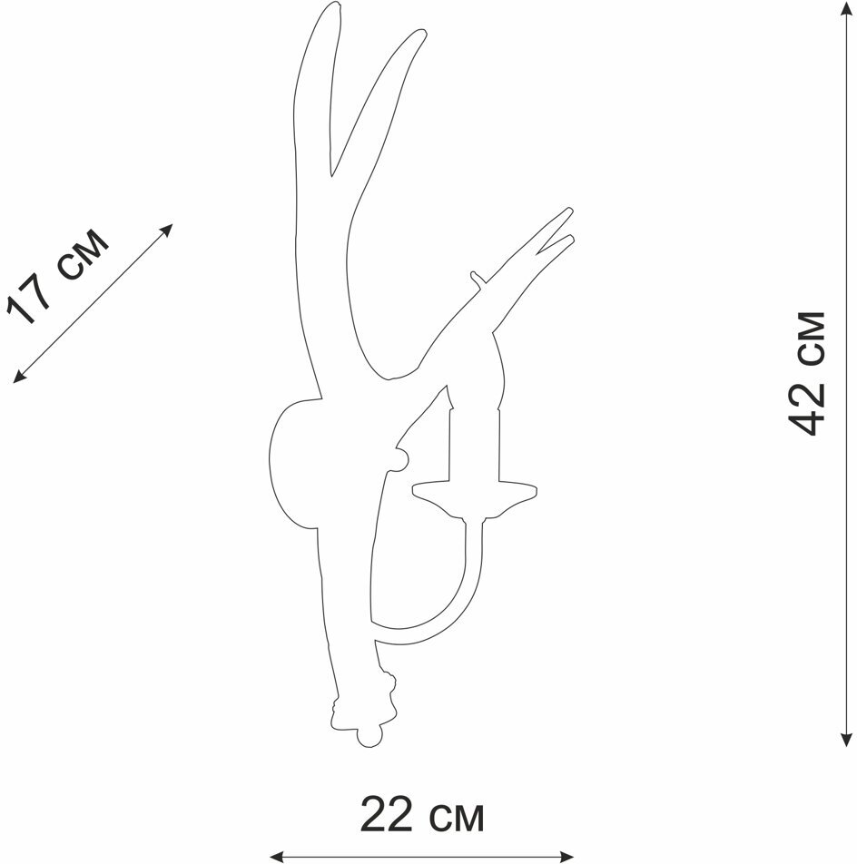 Бра Vitaluce V1493/1A - фото №11