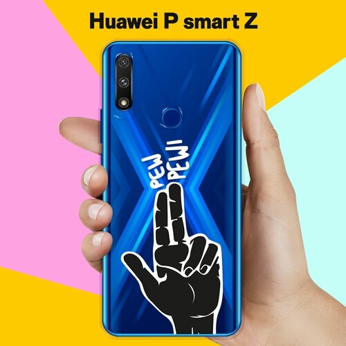 Силиконовый чехол Pew-Pew на Huawei P smart Z силиконовый чехол pew pew на huawei nova 3e