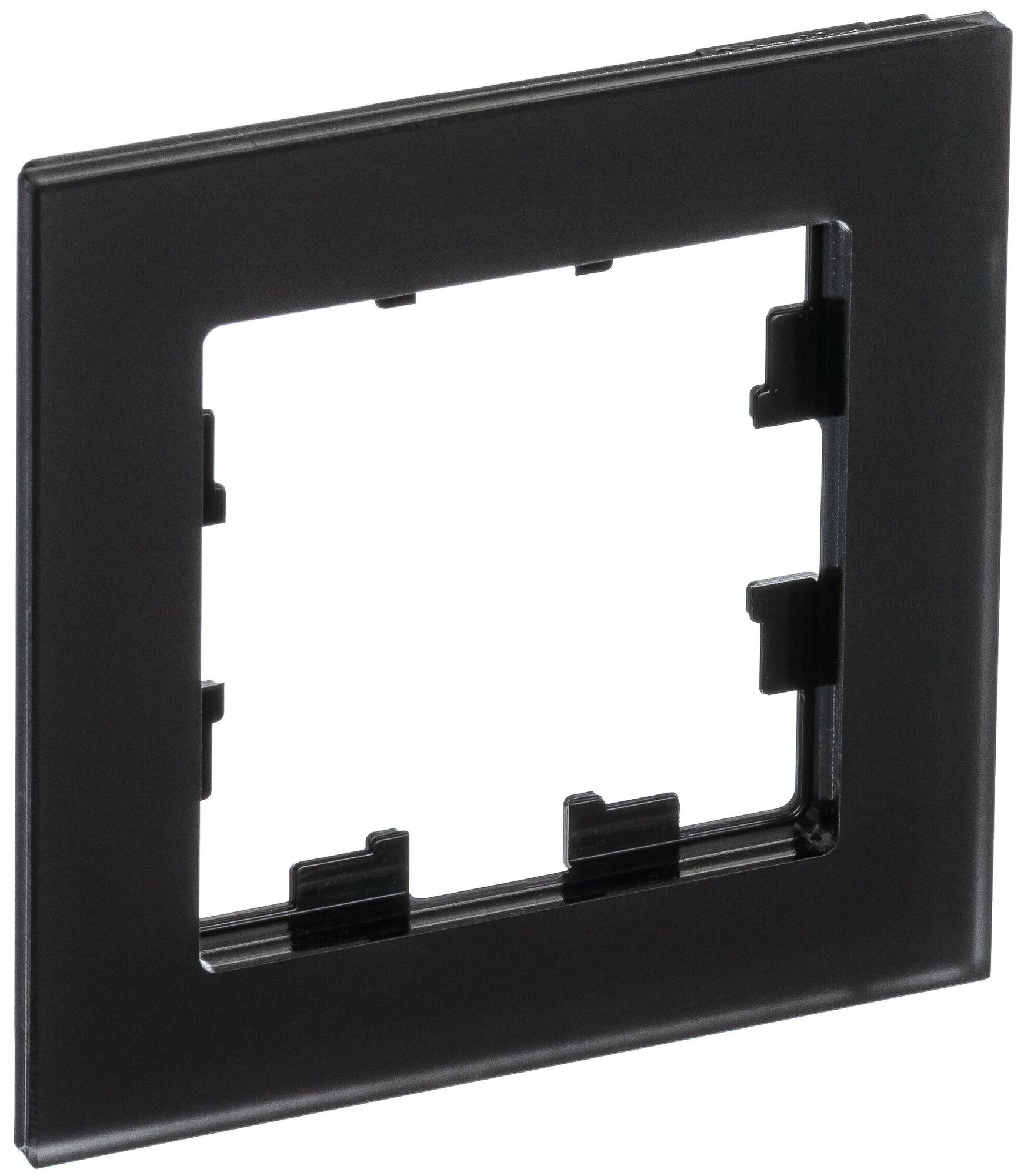 ATLASDESIGN NATURE 1-постовая Рамка, матовое стекло черный Schneider Electric ATN331001