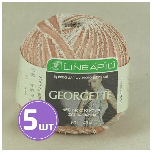 Пряжа LineaPIU GEORGETTE (27454), мультиколор, 5 шт. по 50 г