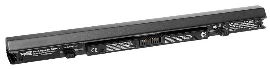 Аккумулятор для ноутбука Toshiba TopOn для моделей Satellite L950, L955, S950, S955, U900, U945 14.4V 2200mAh 32Wh. PN: PA5076, PABAS268 - фото №2