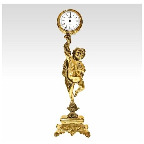 Часы настольные из бронзы 