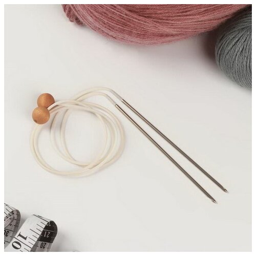 Крючок для вязания, тунисский, d = 2.8 мм, 60 см