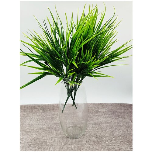 Набор искусственной травы 3 ветки декоративные букет куст для дома дачи в вазу украшение интерьера цветы растения