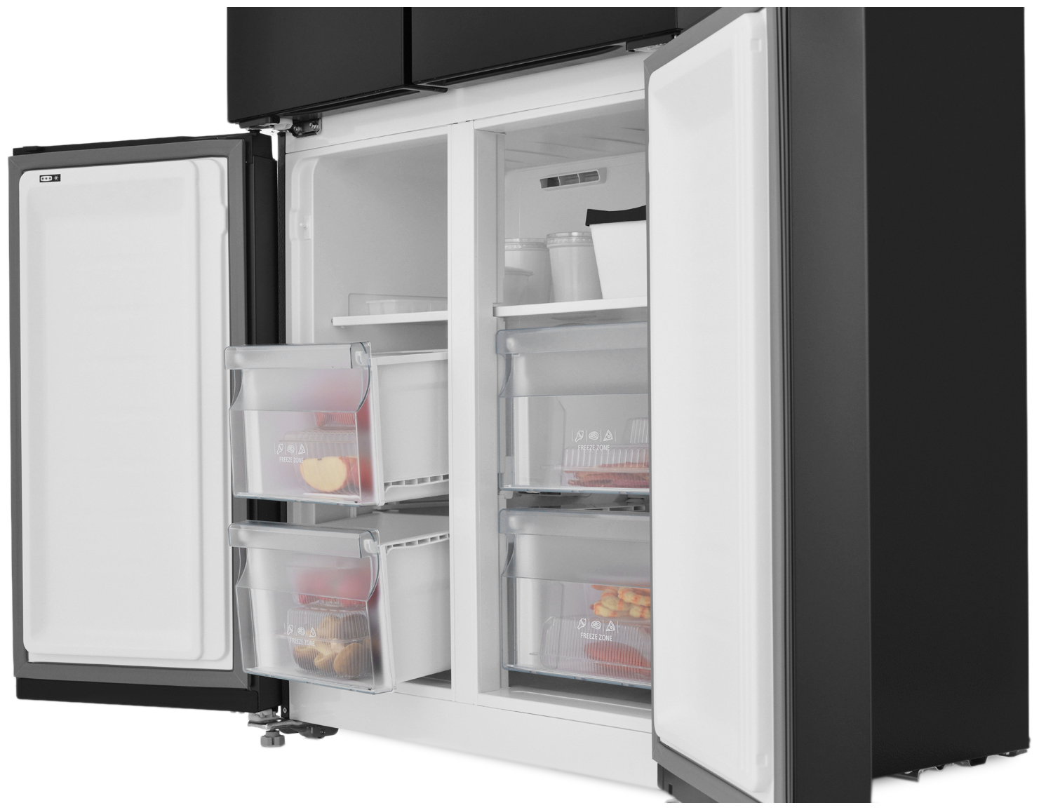 Многокамерный холодильник ZUGEL ZRCD430B черный - фотография № 10