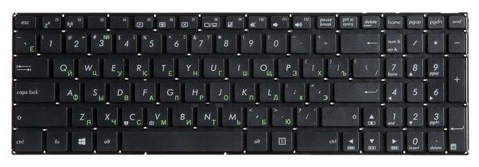 Клавиатура для ноутбука Asus X551M, F551, D550, R505, R512, R515, TP550L, TP550L (p/n: 0KNB0-612GRU00)