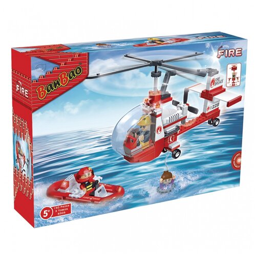 Конструктор BanBao Пожарные 8305 Маленький спасательный вертолет, 150 дет.