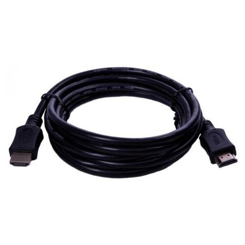 кабель hdmi v2 0 4k wize c hm hm 1 8m 19м 19м 60гц 30awg медь позолоченные разъемы 1 8 метра Кабель Wize C-HM-HM, 5 м, 1 шт., темно-серый