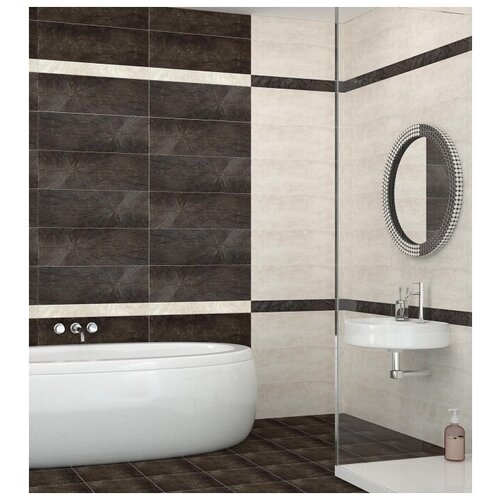 Плитка Eletto Ceramica Chiron Crema Stella Border 6.2х70.9 586251001