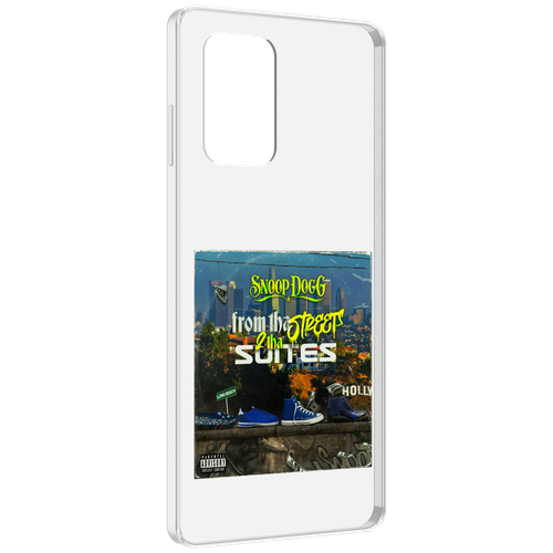 Чехол MyPads Snoop Dogg FROM THE STREET 2 THA SUITES для ZTE Blade A72 / ZTE Blade V40 Vita задняя-панель-накладка-бампер