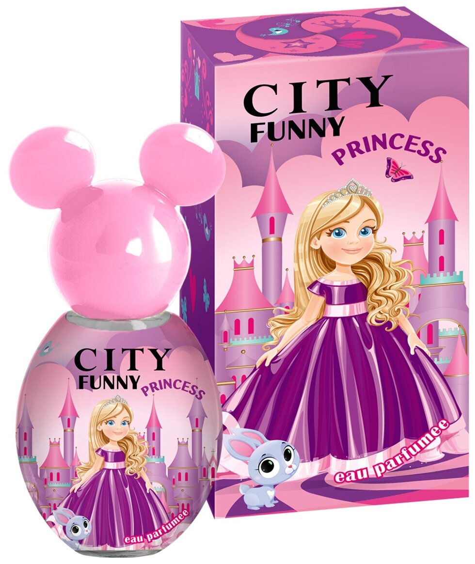 City Funny Princess , Сити Фани Принцесса, душистая вода, духи для девочек, мороженое, пломбир, клубника, ваниль,