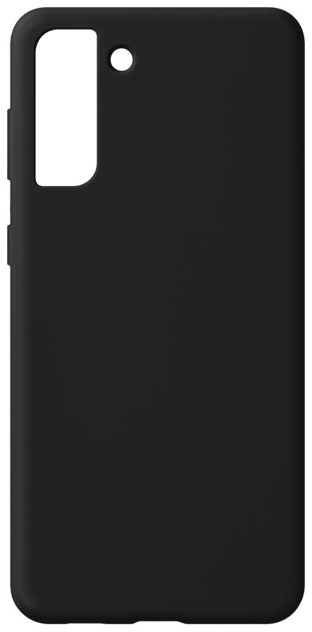 Чехол (клип-кейс) Deppa Liquid Silicone Pro, для Samsung Galaxy S21+, черный