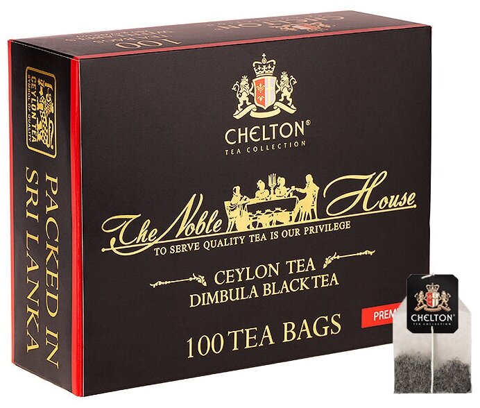 Чай черный в пакетиках Chelton Благородный дом, 100 шт