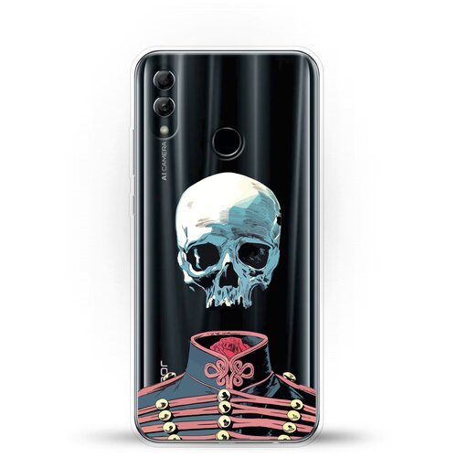 фото Силиконовый чехол череп на honor 10 lite andy & paul
