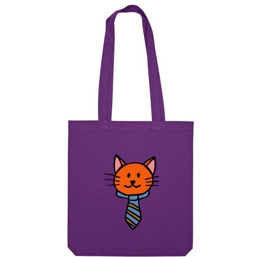 фото Сумка шоппер us basic, фиолетовый