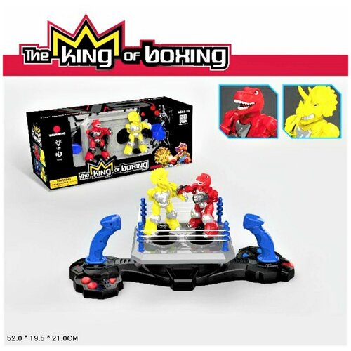 фото Настольная детская развивающая игра "boxing king" (роботы-боксеры), с рингом и джойстиками юг тойз