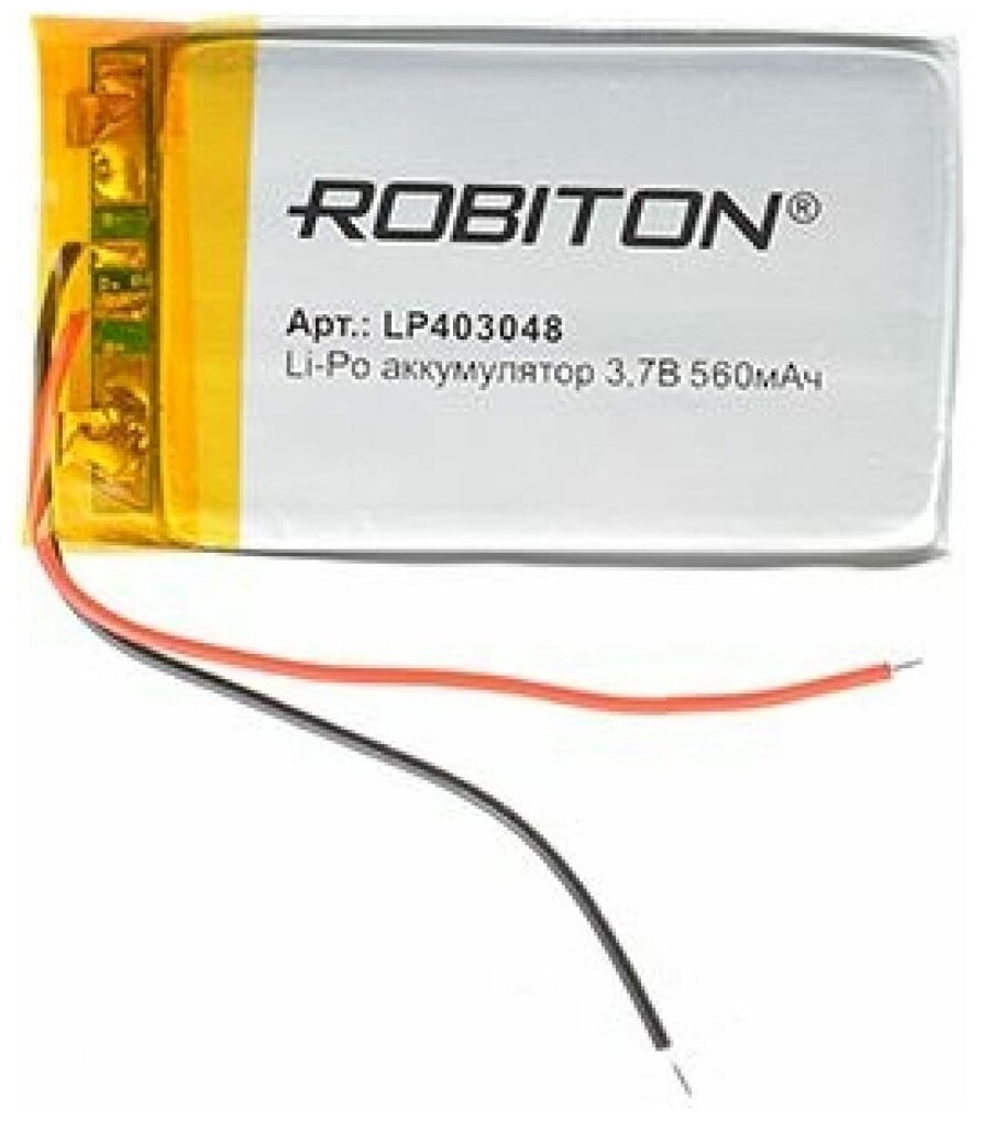 ROBITON Аккумулятор LP403048 3.7В 560мАч 15736