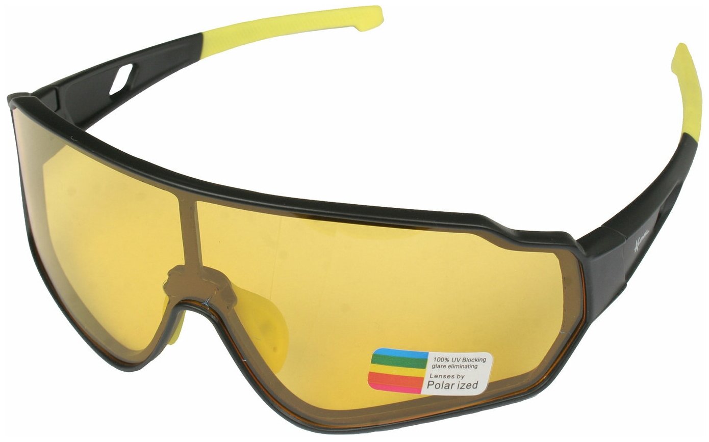 Очки спортивные Klonk 10904 черный/желтый