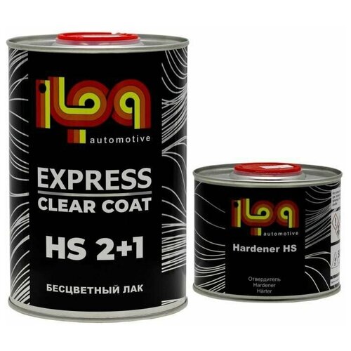 ILPA Лак акриловый Clear coat EXPRESS НS 2+1 1л + отвердитель 0.5л.