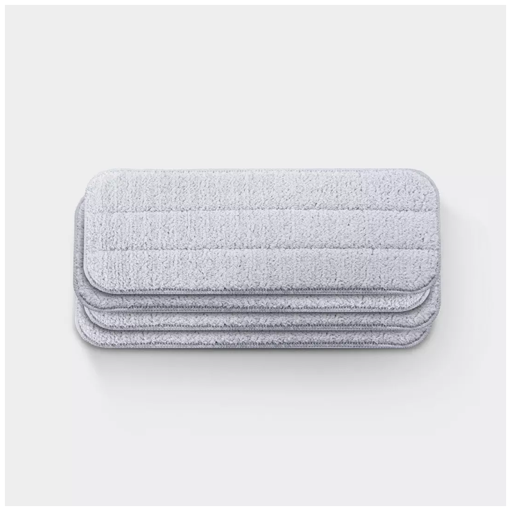 Сменные насадки для швабры xiaomi deerma water spray mop cleaning cloth tb02 8 strips <8шт, 355х120м