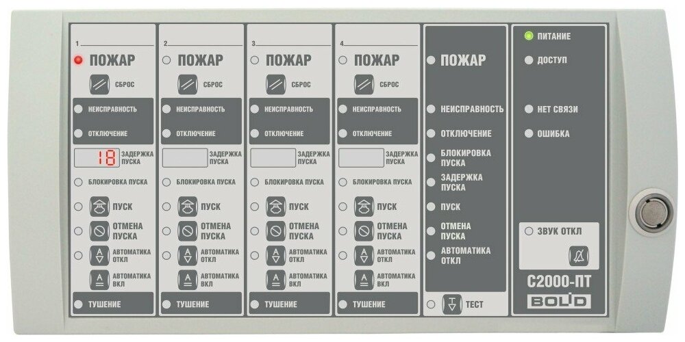 Болид Блок индикации и управления С2000-ПТ - фотография № 2