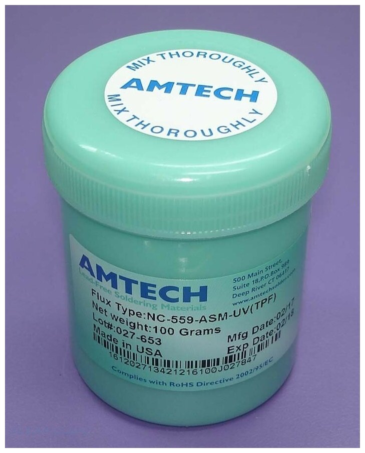 Флюс Amtech NC-559-ASM-UV(TPF) 100g. — купить в интернет-магазине по низкой цене на Яндекс Маркете