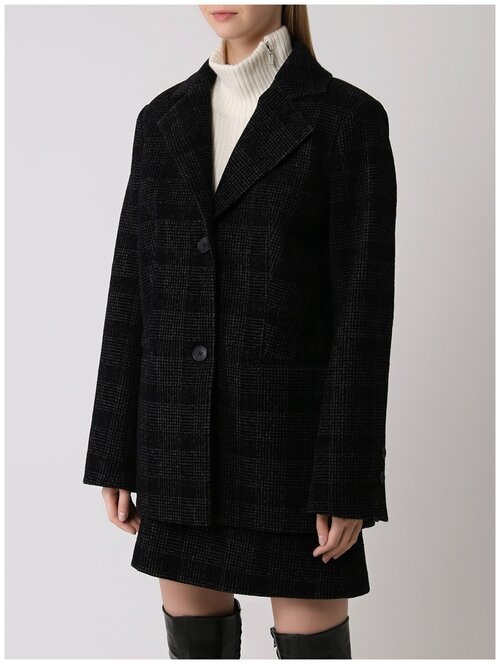 Пальто-пиджак  EQ.ONA демисезонное, размер S, мультиколор