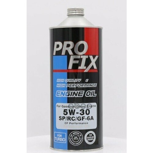 Profix Масло Моторное Синтетическое 1 Л - Engine Oil 5W30 Api Sp/Rc/Cf, Ilsac Gf-6A (For Turbo)