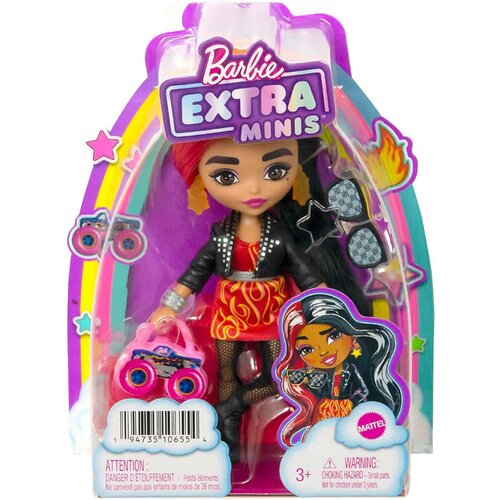 Кукла Barbie Extra Minis Барби Экстра Минис Mini Мини HKP88 кукла mattel barbie экстра мини с красно чёрными волосами hkp88