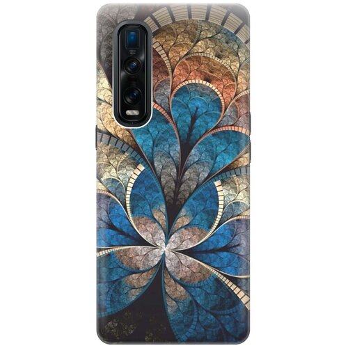 фото Ультратонкий силиконовый чехол-накладка для oppo find x2 pro с принтом "великолепный век" gosso