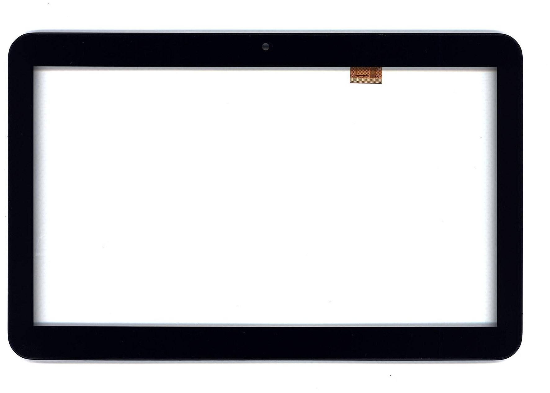 Сенсорное стекло (тачскрин) для Irbis TZ144 черное с рамкой