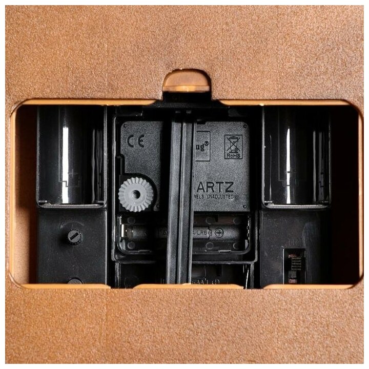 Часы настенные Quartz с кукушкой, "Избушка", 2 шт-3 АА, 2 шт-R14, плавный ход, 52*11*31 см - фотография № 3