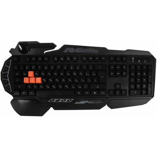 Клавиатура A4 Bloody B314 черный USB Multimedia for gamer LED подставка для запястий 397900₽
