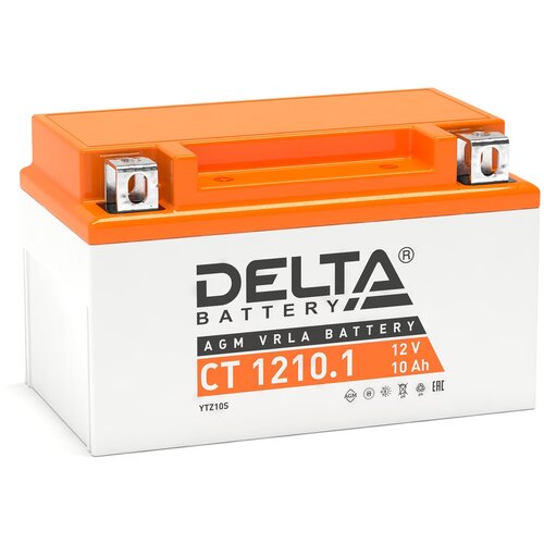 фото Мото аккумулятор delta battery ct1210.1 (ytz10s)