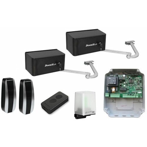 корпус привода arm 230 dhar230 10 doorhan DOORHAN ARM-320PRO KIT автоматика для распашных ворот (приводы, фотоэлементы, пульт, лампа, блок управления)