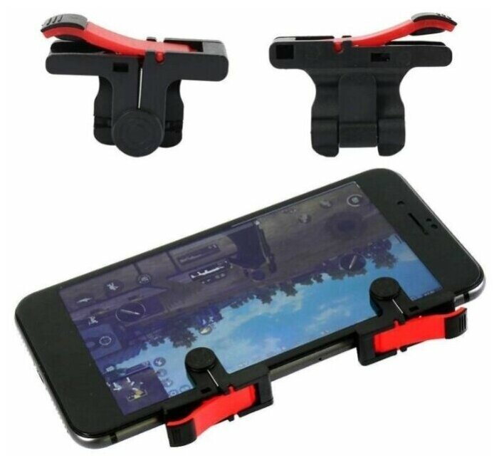 Игровой джойстик для смартфона D9 Контроллер L1R1 Триггер Pubg Геймпад для телефона