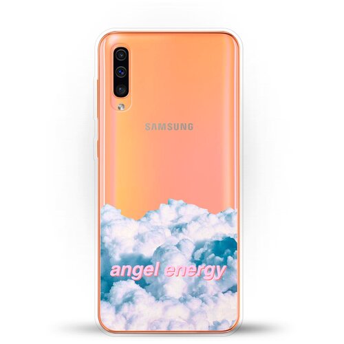 Силиконовый чехол Небо на Samsung Galaxy A50 матовый силиконовый чехол ленивцы на ветке фон на samsung galaxy a50 самсунг галакси а50